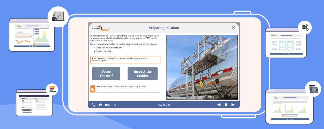 Un appareil mobile affichant un cours en ligne