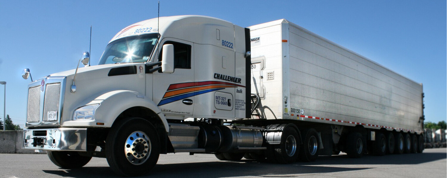 Challenger tractor trailer